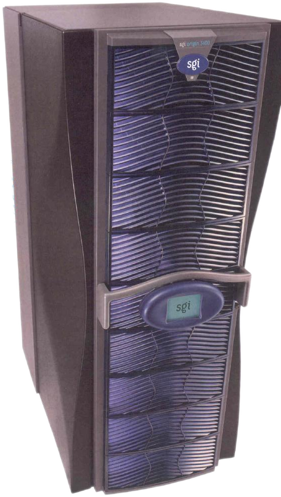 Origin 3000 rack server from the 2000 Silicon Graphics product guide